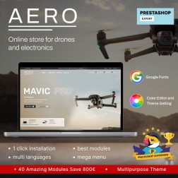 AERO - Drones, Electronics, Smart Technology, Games Notre thème Pre...