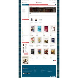 Online Book and Stationary Store Le thème Prestashop Online Book St...