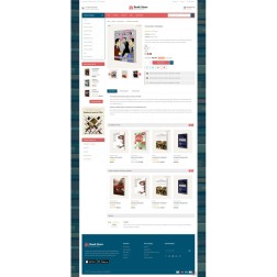 Online Book and Stationary Store Le thème Prestashop Online Book St...