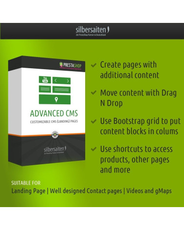 Advanced CMS - Gestion de contenu des Landing Pages Le module Advan...