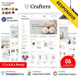 Crafters - Art and Decor Store Le thème Crafters est spécialement c...