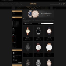 Wrizty Watch Store Wrizty watch store template conçu avec une atten...