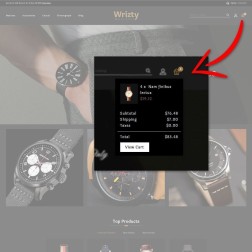 Wrizty Watch Store Wrizty watch store template conçu avec une atten...