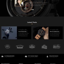 Wrizty Watch Store Wrizty watch store template conçu avec une atten...