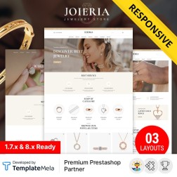 Joieria - Jewelry & Accessories Store Joieria est un thème PrestaSh...