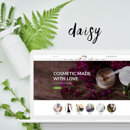 Daisy Cosmetics Le thème est réactif et prend en charge tous les ap...