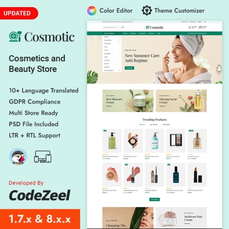 Cosmotic - Cosmetics and Beauty Store Cosmetics and Beauty Store Pr...