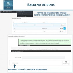 Devis Produit, Autoriser le client à demander un devis Devis produi...