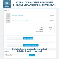 Devis Produit, Autoriser le client à demander un devis Devis produi...