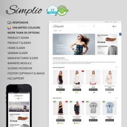 Simplio Simplio est un template PrestaShop responsive convivial et ...