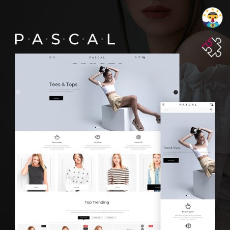 Pascal Fashion Store Le Pascal est un thème réactif qui conviendra ...