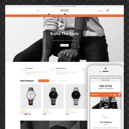 The Style - Minimal Modern Store The Style est un thème Prestashop ...