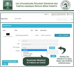 Carte Cadeau Le module Carte-cadeau augmente les revenus de votre m...