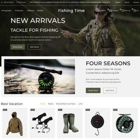 Fishing Time - Rods, Reels, Bait, and Gear Shop