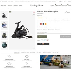 Fishing Time - Rods, Reels, Bait, and Gear Shop Le thème Prestashop...