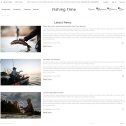 Fishing Time - Rods, Reels, Bait, and Gear Shop Le thème Prestashop...