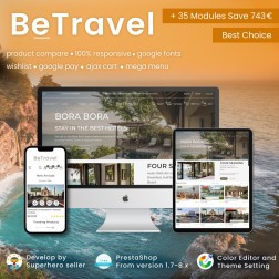 BeTravel - Tourism, Sports & Extreme, Tours & Hotels Awesome Presta...