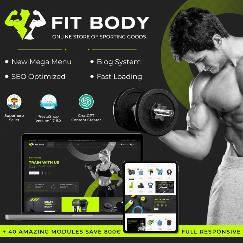 FitBody - Sports equipment, Yoga, Nutrition, Travel