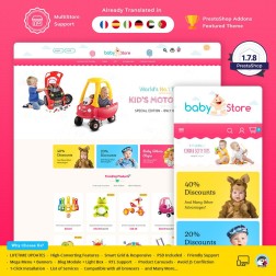 Baby Toy Store Baby Toys Store - Le thème réactif est conçu pour le...