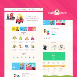 Baby Toy Store Baby Toys Store - Le thème réactif est conçu pour le...