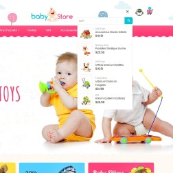 Baby Toy Store Baby Toys Store - Le thème réactif est conçu pour le...