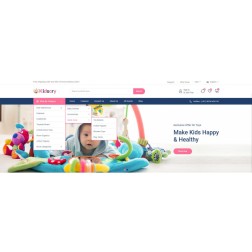 Kidscry - Baby Fashion and Toy Store Le thème PrestaShop "Kidscry -...