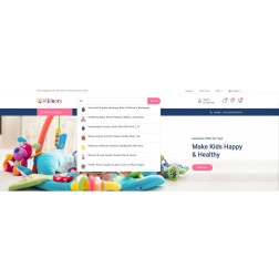 Kidscry - Baby Fashion and Toy Store Le thème PrestaShop "Kidscry -...