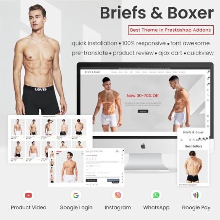 Brief & Boxer - Lingerie for Men, Adult Toys, Clothes Cet élégant m...