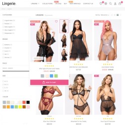 Lingerie & Adult - Fashion SexShop Clothes, Toys, Love Le modèle Li...