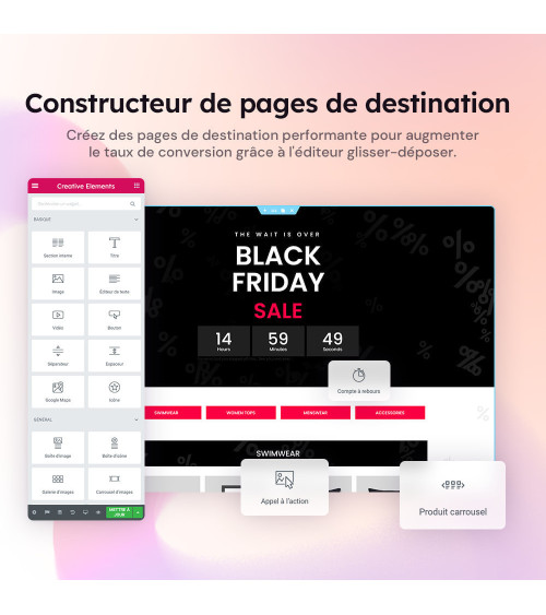 Creative Elements - live Theme & Page Builder Il est temps d’utilis...