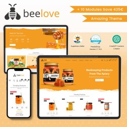 BeeLove - Honey & Beekeeping, Sweets, Pastry, Candy Un modèle Prest...