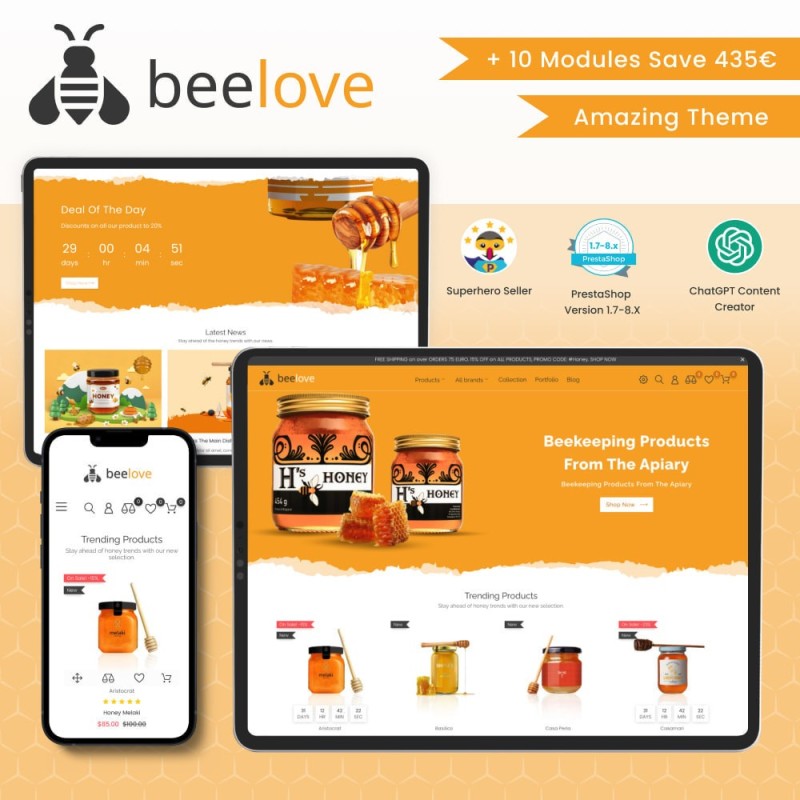 BeeLove - Honey & Beekeeping, Sweets, Pastry, Candy