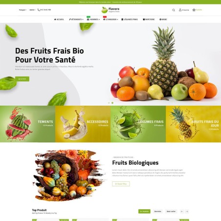 Flavoro - Magasin de livraison d'aliments biologiques