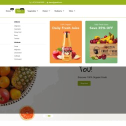 Organici - Food & Grocery Store Organici - Le thème responsive Prem...