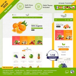 Veggie – Organics & Grocery Store Veggie - Le thème réactif pour le...