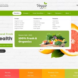 Veggie – Organics & Grocery Store Veggie - Le thème réactif pour le...