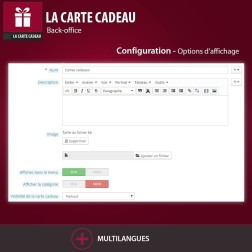 La Carte Cadeau Un client en panne d'inspiration ? Le module La Car...