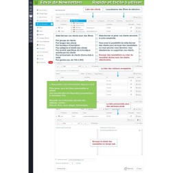 Newsletter Pro Ce module pour PrestaShop vous permet de créer et d'...