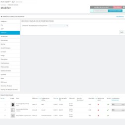 Produits d'édition en masse Module d'édition en masse de produits e...
