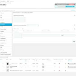 Produits d'édition en masse Module d'édition en masse de produits e...