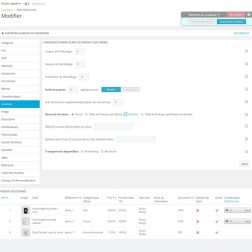 Produits d'édition en masse Module d'édition en masse de produits e...