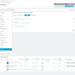 Produits d'édition en masse Module d'édition en masse de produits e...