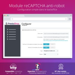 re Captcha - Anti Spam - recaptcha - anti faux comptes Le module re...