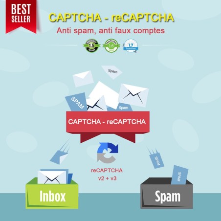 CAPTCHA - reCAPTCHA - Anti spam - Anti faux comptes Débarrassez-vou...