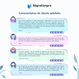 MigrationPro: Mise à niveau et Migration PrestaShop Mettez à jour 1...