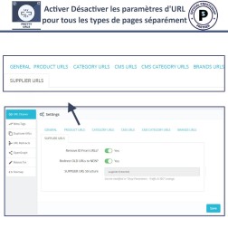 Pretty URL , Balises Méta, Redirection, Plans de site Le module Pre...