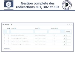 Pretty URL , Balises Méta, Redirection, Plans de site Le module Pre...