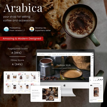 Arabica - Coffee and Tea, Equipment for Making Drinks Le modèle Pre...