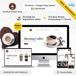 Coffee VIP Mega Coffee–Tea Nature–Beans Minimal Store Coffee VIP Me...