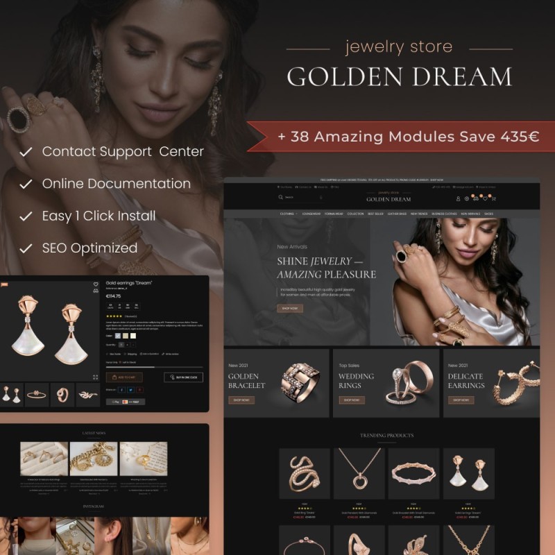 Golden Dream - Jewelry & Fashion Accessories Store